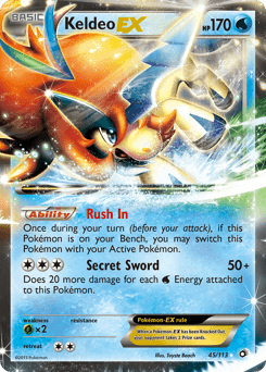Keldeo-EX #45