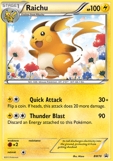 Raichu #BW78