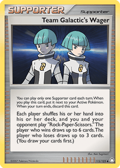 Team Galactic's Wager #115