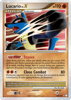 Lucario LV.X #122