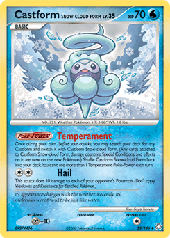 Castform Snow-Cloud Form #50