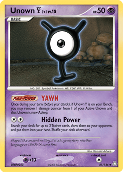 Unown [Y] #81