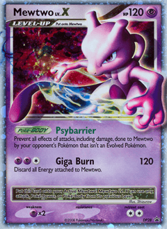 Mewtwo LV.X #DP28