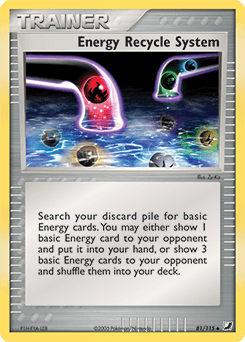 Energy Recycle System #81