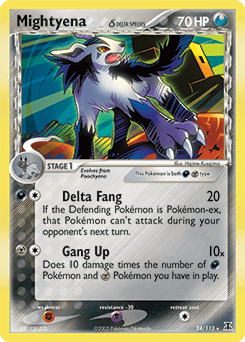Mightyena δ #24