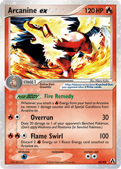 Arcanine ex #83