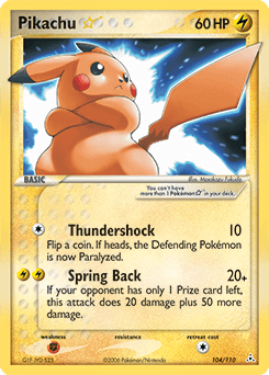Pikachu ★ #104