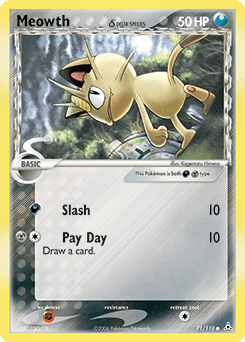 Meowth δ #71