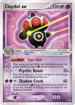 Claydol ex #93