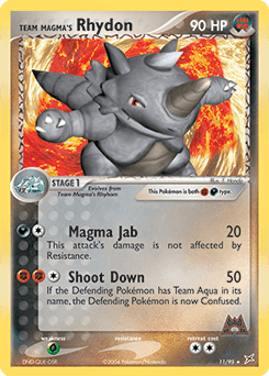 Team Magma's Rhydon #11