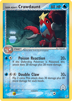 Team Aqua's Crawdaunt #14