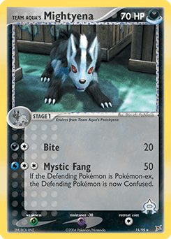 Team Aqua's Mightyena #15