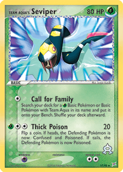 Team Aqua's Seviper #17