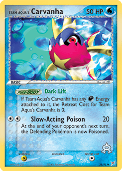Team Aqua's Carvanha #25