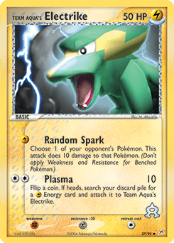 Team Aqua's Electrike #27