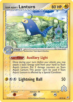 Team Aqua's Lanturn #28