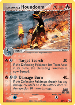 Team Magma's Houndoom #34