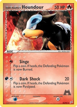 Team Magma's Houndour #35
