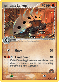 Team Magma's Lairon #36