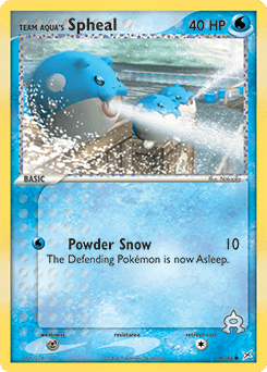 Team Aqua's Spheal #56