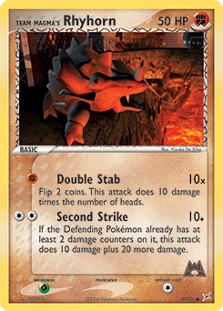 Team Magma's Rhyhorn #67
