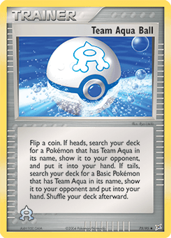 Team Aqua Ball #75