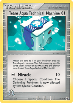 Team Aqua Technical Machine 01 #79