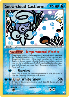 Snow-cloud Castform #25