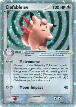 Clefable ex #106