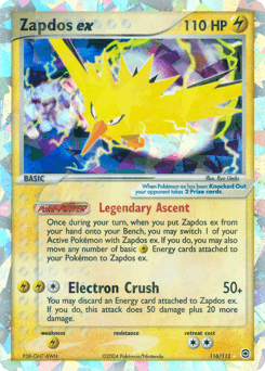 Zapdos ex #116