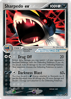Sharpedo ex #104