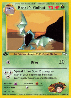Brock's Golbat #39