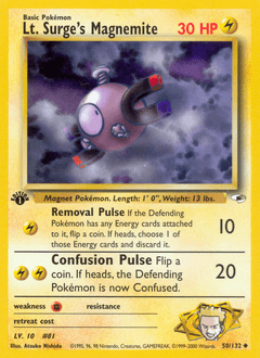 Lt. Surge's Magnemite #50