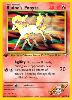 Blaine's Ponyta #63