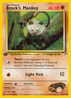 Brock's Mankey #67