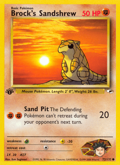Brock's Sandshrew #72