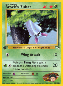 Brock's Zubat #74
