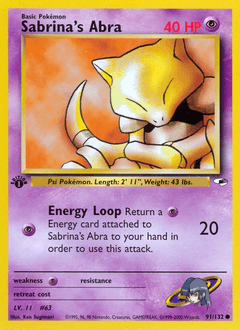 Sabrina's Abra #91