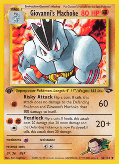 Giovanni's Machoke #42