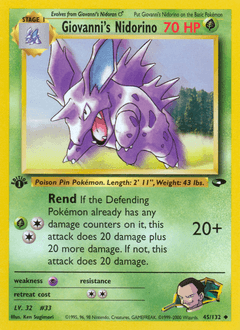 Giovanni's Nidorino #45