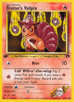 Blaine's Vulpix #66