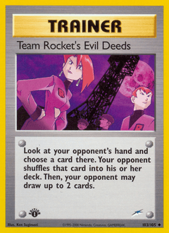 Team Rocket's Evil Deeds #103