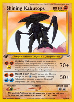 Shining Kabutops #108