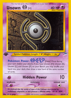 Unown [H] #28