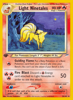 Light Ninetales #50