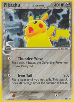 Pikachu δ #35