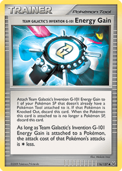 Team Galactic's Invention G-101 Energy Gain #116