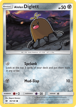 Alolan Diglett #86