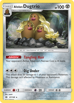Alolan Dugtrio #87
