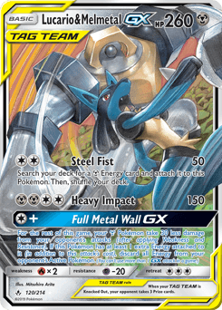 Lucario & Melmetal-GX #120